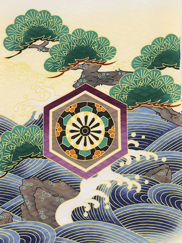 RENCAセレクション(5歳男袴)かんたん七五三5054白鷹×紺紋袴