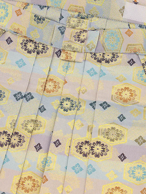 RENCAセレクション(5歳男袴)かんたん七五三5058金茶鷹×ベージュ紋袴