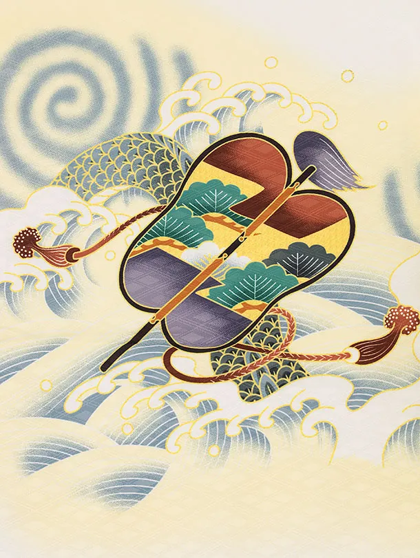 RENCAセレクション(5歳男袴)かんたん七五三5068白兜×紺紋袴