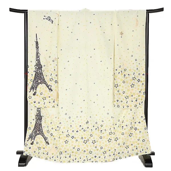 振袖 1111 クリームDreamy  Modern