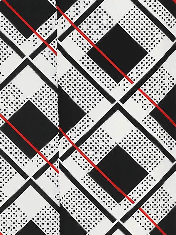 振袖 1113 Modern黒 赤ライン