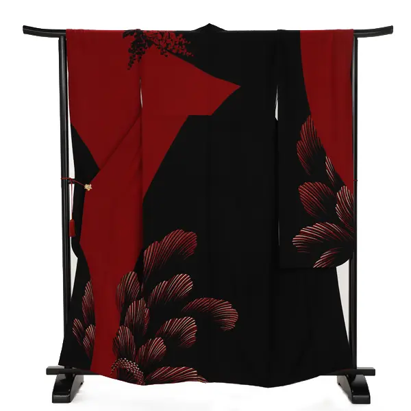 振袖 1115 赤黒stylish