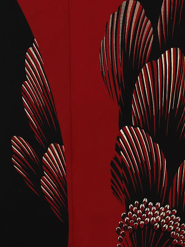 振袖 1115 赤黒stylish