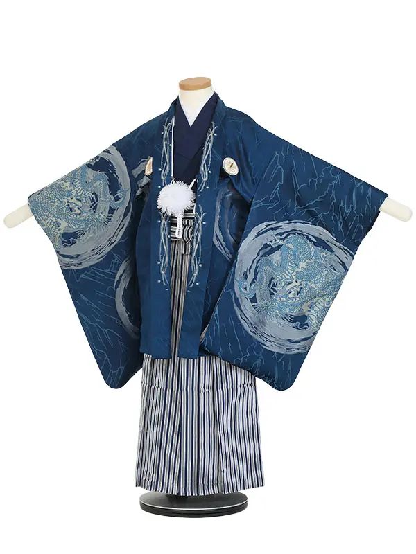 753レンタル  5291 紺 龍×紺縞