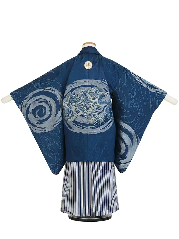 753レンタル  5291 紺 龍×紺縞