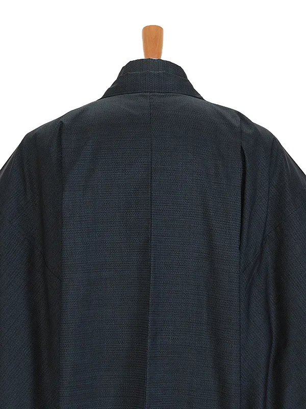 ﾒﾝｽﾞｱﾝｻﾝﾌﾞﾙ0035   M 大島紬 紺