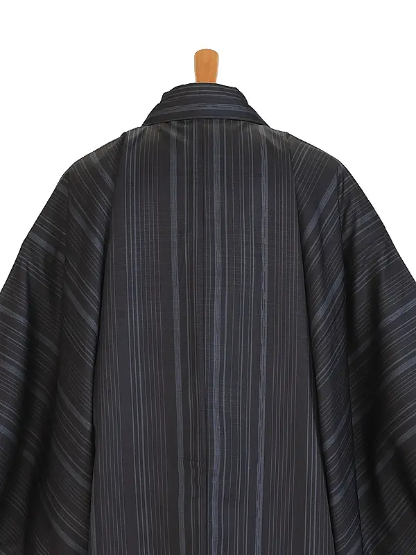ﾒﾝｽﾞｱﾝｻﾝﾌﾞﾙ0040   L 黒うすグレー縞