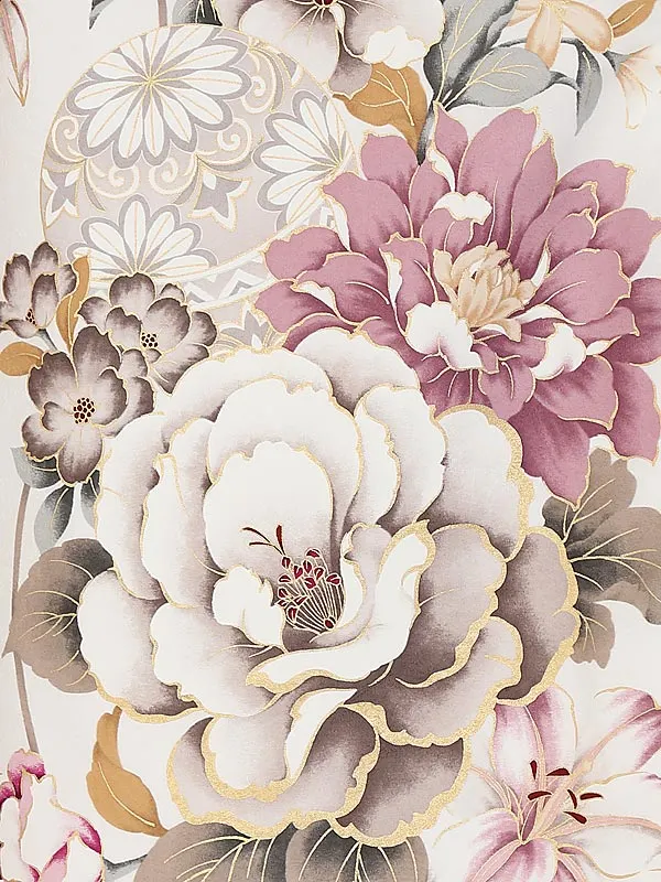 卒業式袴ﾚﾝﾀﾙ 1103 白花Eternal Bloomkakeru ×P