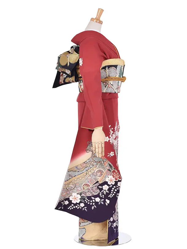 振袖・成人式・結納・お呼ばれ・姉妹振袖・0405赤花鼓