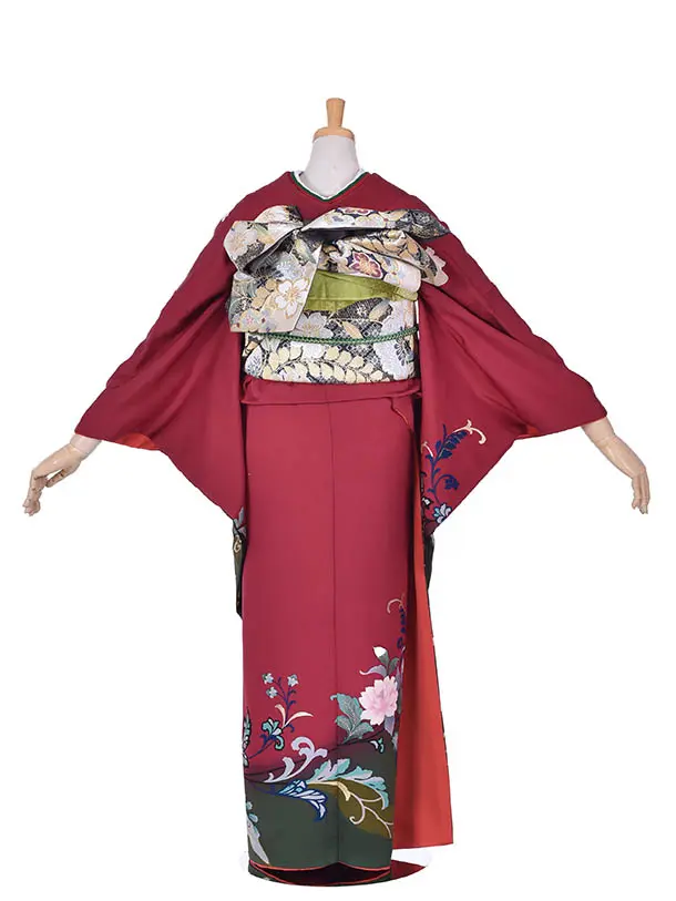 振袖・成人式・結納・お呼ばれ・姉妹振袖・04112赤牡丹