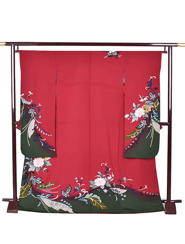 振袖・成人式・結納・お呼ばれ・姉妹振袖・04112赤牡丹