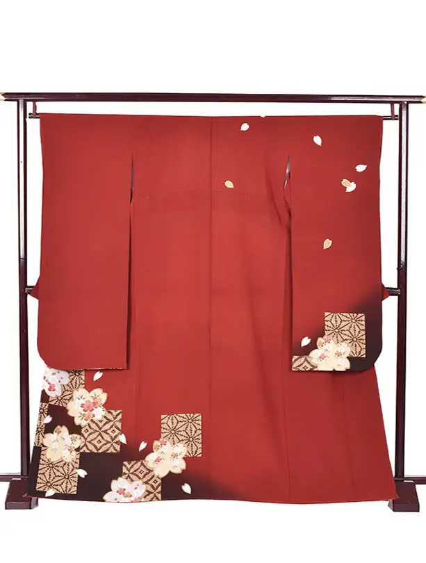 振袖・成人式・結納・お呼ばれ・姉妹振袖・04112赤牡丹