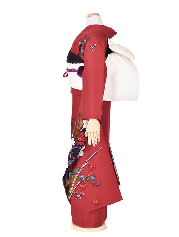 振袖・成人式・結納・お呼ばれ・姉妹振袖・0420赤百合