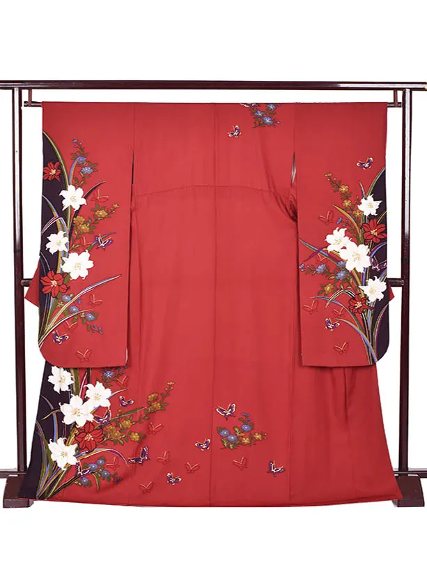 振袖・成人式・結納・お呼ばれ・姉妹振袖・0420赤百合