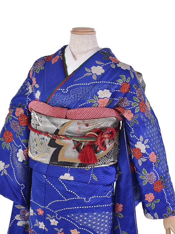 振袖・成人式・結納・お呼ばれ・姉妹振袖・0424青古典絞り