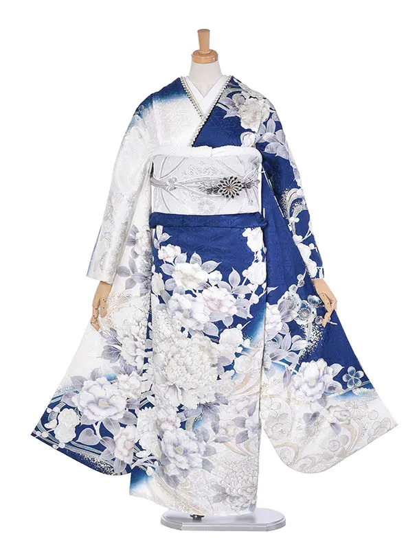 振袖・成人式・結納・お呼ばれ・姉妹振袖・0433青銀彩
