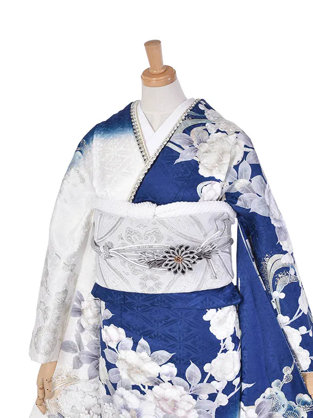 振袖・成人式・結納・お呼ばれ・姉妹振袖・0433青銀彩