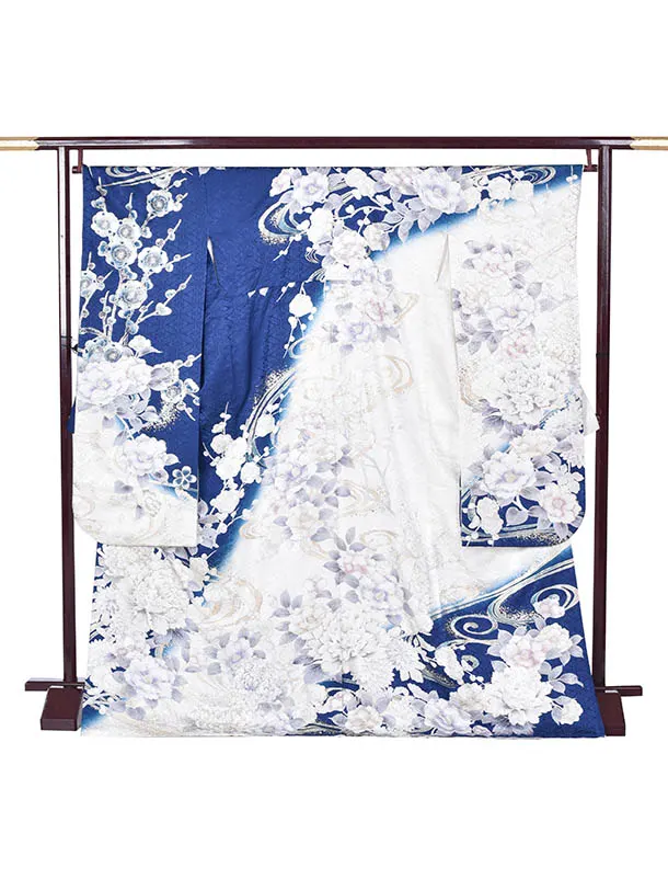 振袖・成人式・結納・お呼ばれ・姉妹振袖・0433青銀彩