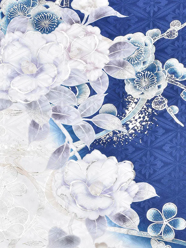 振袖・成人式・結納・お呼ばれ・姉妹振袖・0433青銀彩