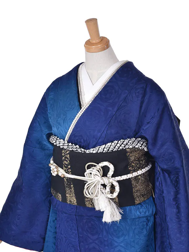 振袖・成人式・結納・お呼ばれ・姉妹振袖・0434青地紋金彩