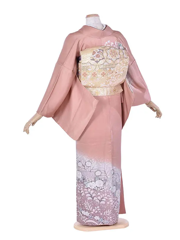 訪問着 0069ピンク辻が花
