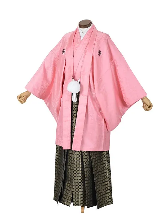 男性用袴・成人式・01166桜ピンク6号