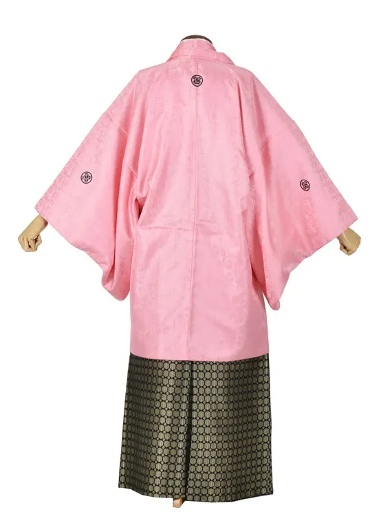 男性用袴・成人式・01166桜ピンク6号