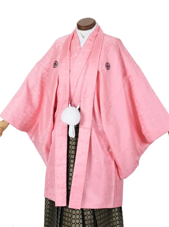 男性用袴・成人式・01166桜ピンク6号