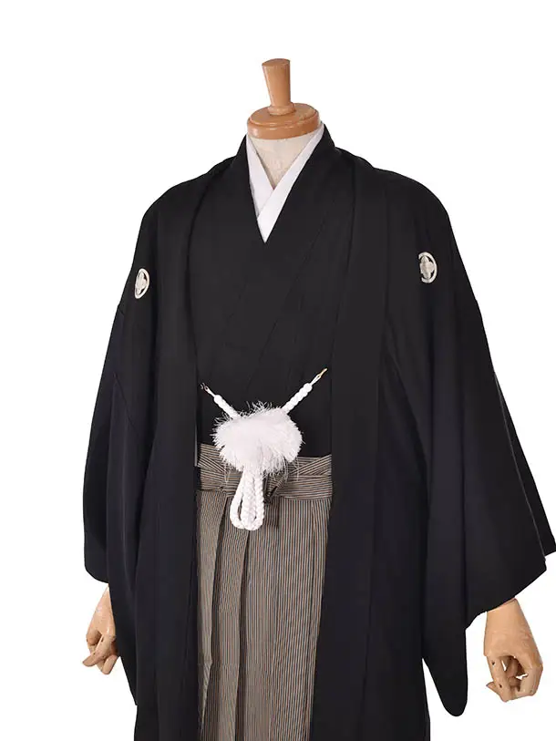 男性用袴・成人式・卒業式・結婚式・03533正絹・茶袴・結納・新婦父・新郎父