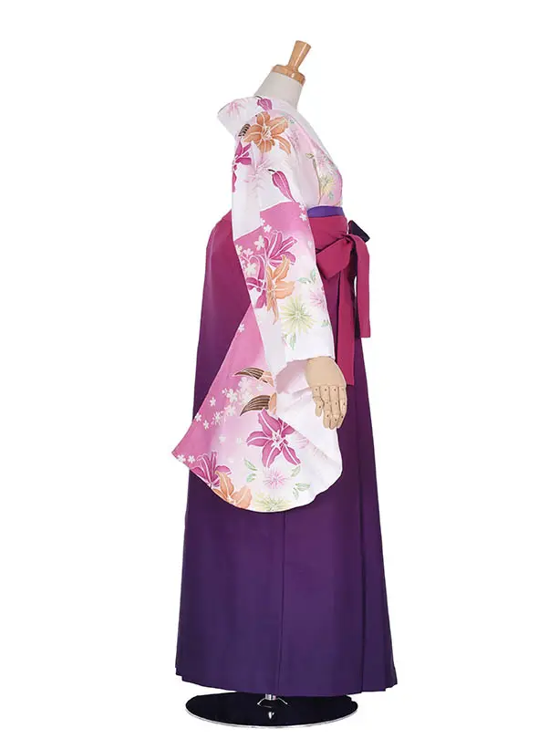 卒業袴レンタル0258紫グラデーション
