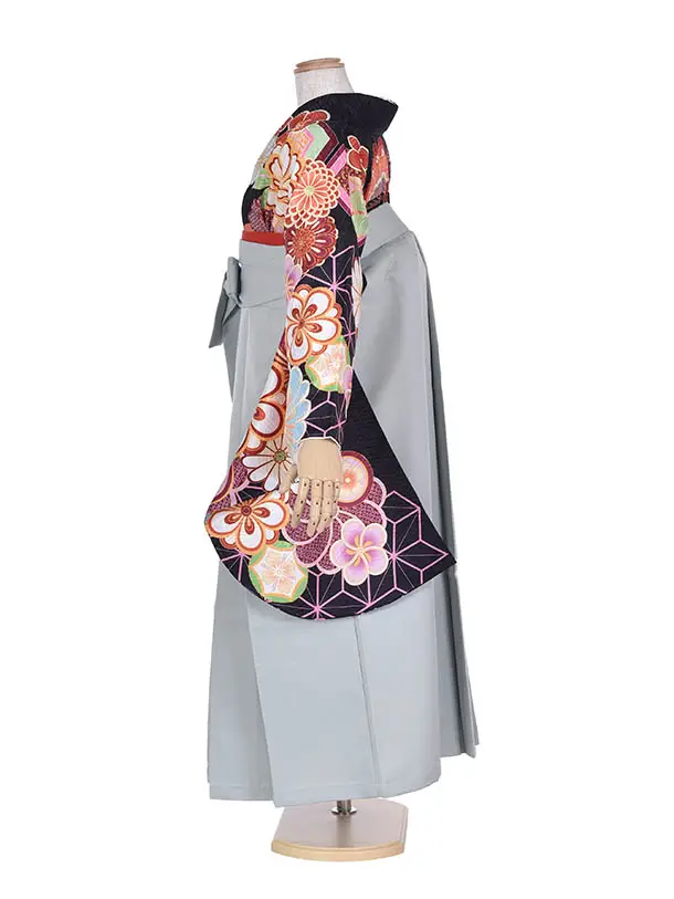 卒業袴 ﾚﾝﾀル0331雅黒の華