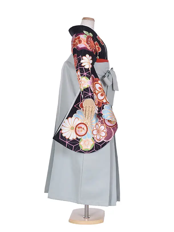 卒業袴 ﾚﾝﾀル0331雅黒の華