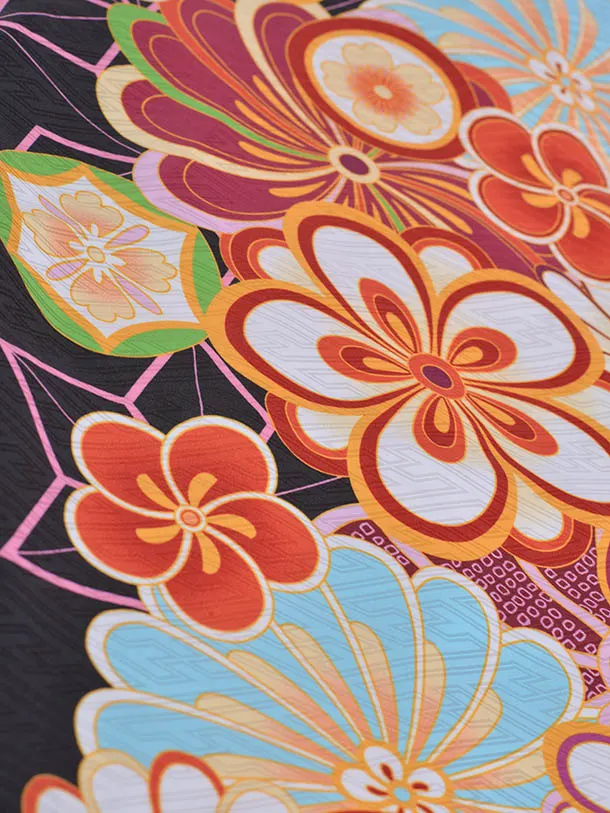 卒業袴 ﾚﾝﾀル0331雅黒の華