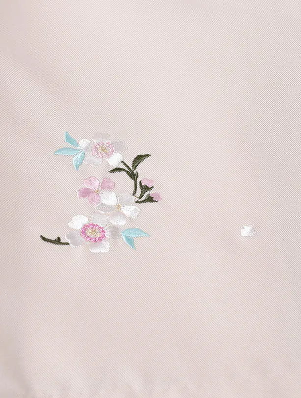 卒業式袴レンタルC025ピンクベージュ