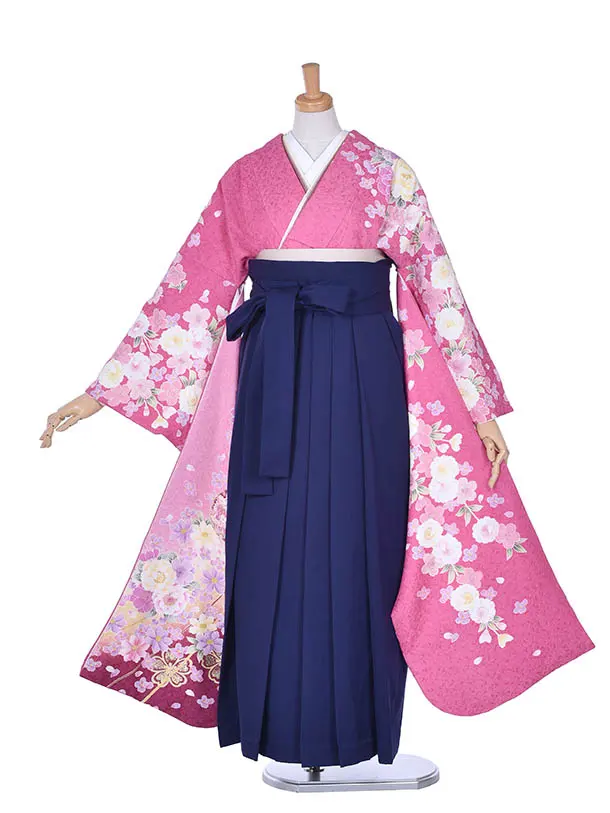 卒業式振袖袴レンタルC234　