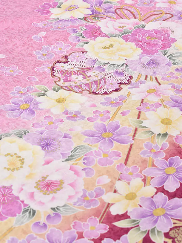 卒業式振袖袴レンタルC234　