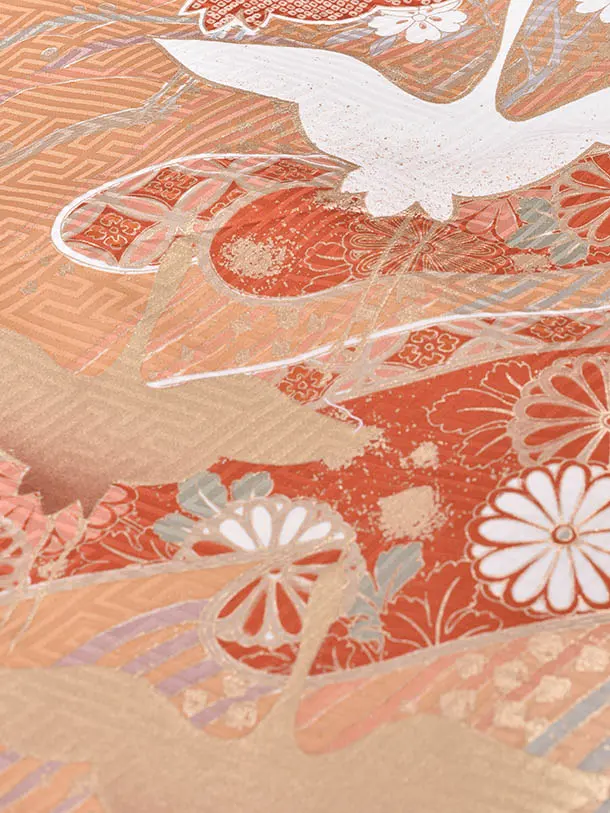 卒業式振袖袴レンタルC431古典紫袴