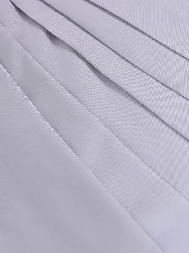 卒業式振袖袴レンタルC433青肩身銀彩ライトグレー袴