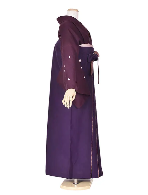 卒業式袴レンタルD068紫うさぎ