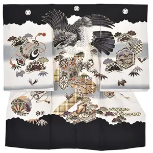 0014男児産着/御所車