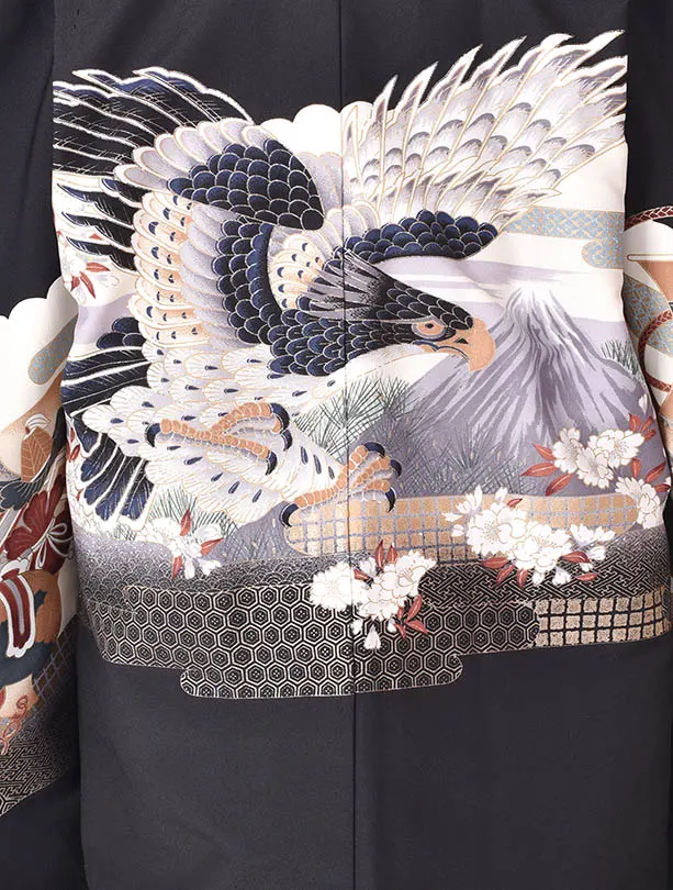 【七五三レンタル】0519(5歳)黒鷹