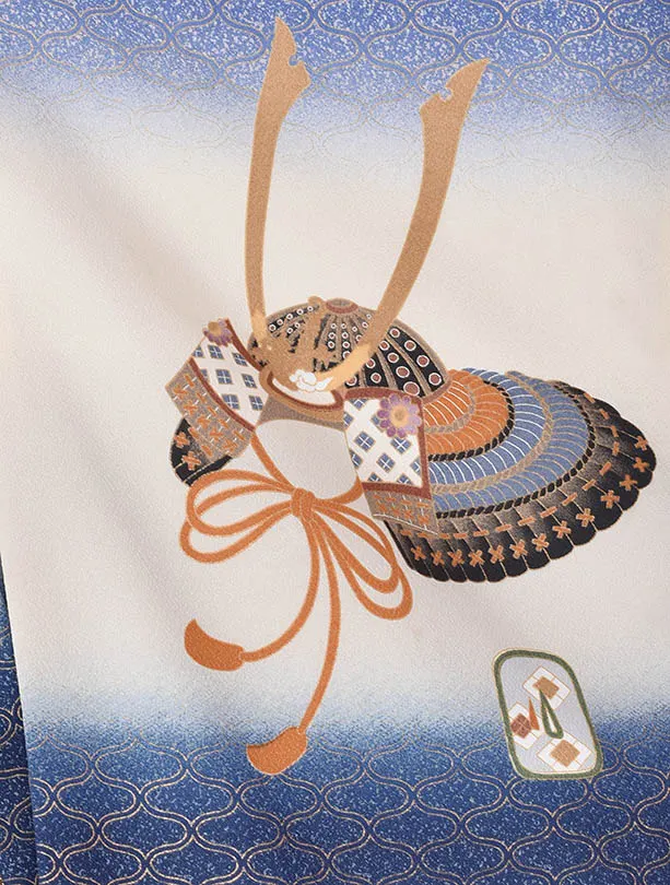 かんたん七五三1174(5歳)ブルーボカシカブト