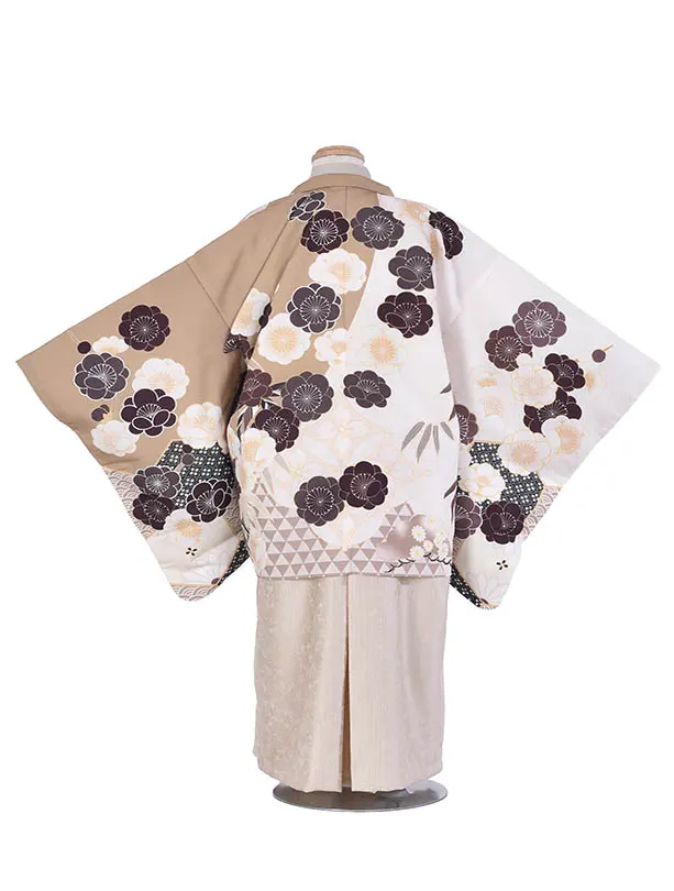 七五三レンタル(5歳男児）1385からしクリーム金袴