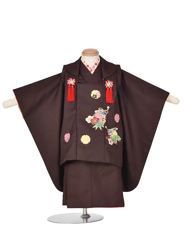 753ﾚﾝﾀﾙ(三歳被布)0359チョコレート毬