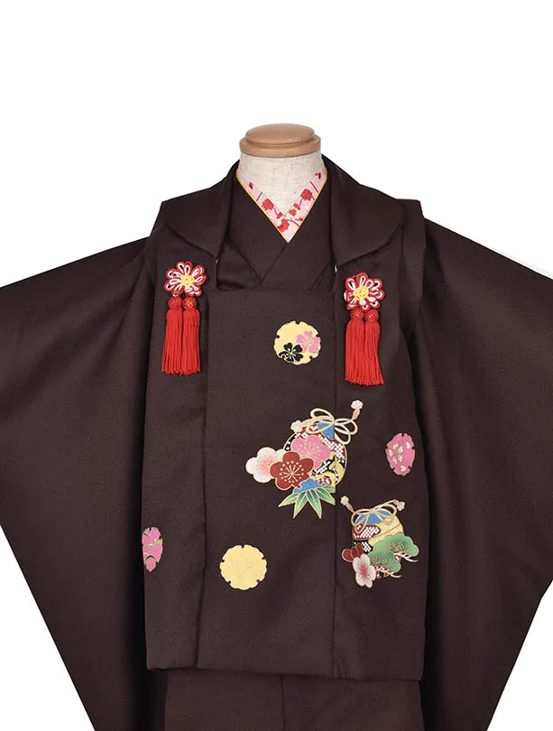 753ﾚﾝﾀﾙ(三歳被布)0359チョコレート毬