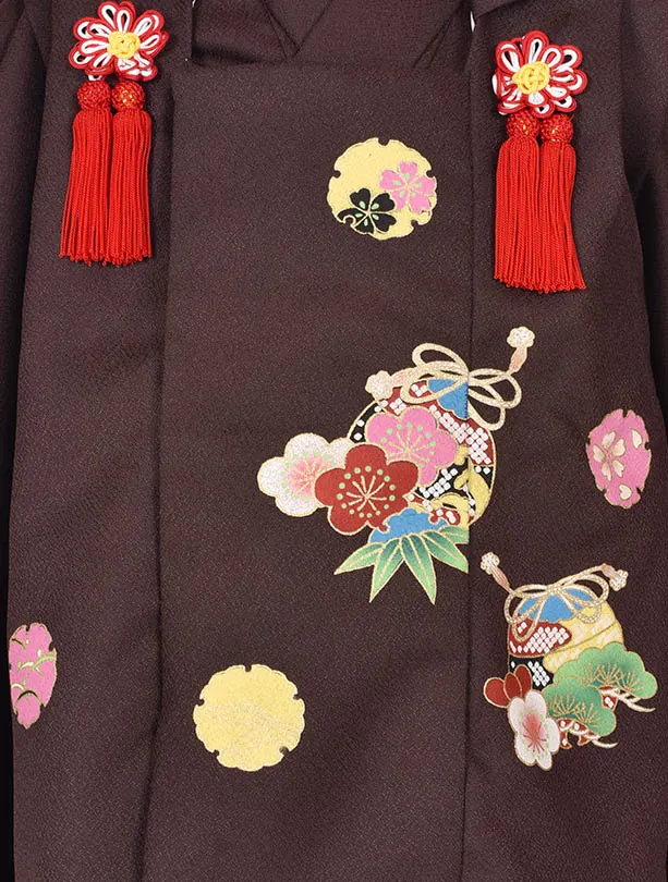 753ﾚﾝﾀﾙ(三歳被布)0359チョコレート毬