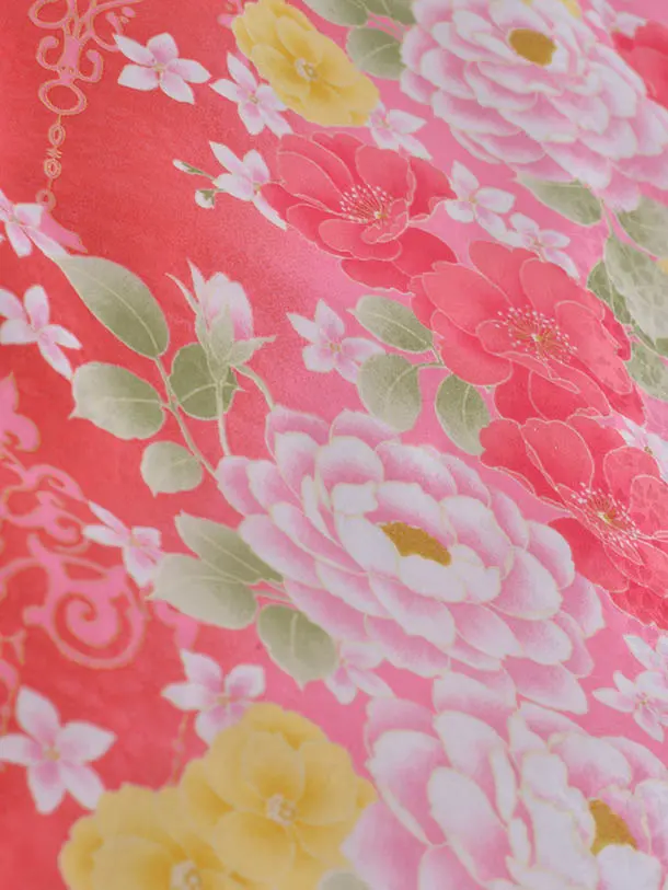 小学生卒業式袴女児0211咲き初めの春