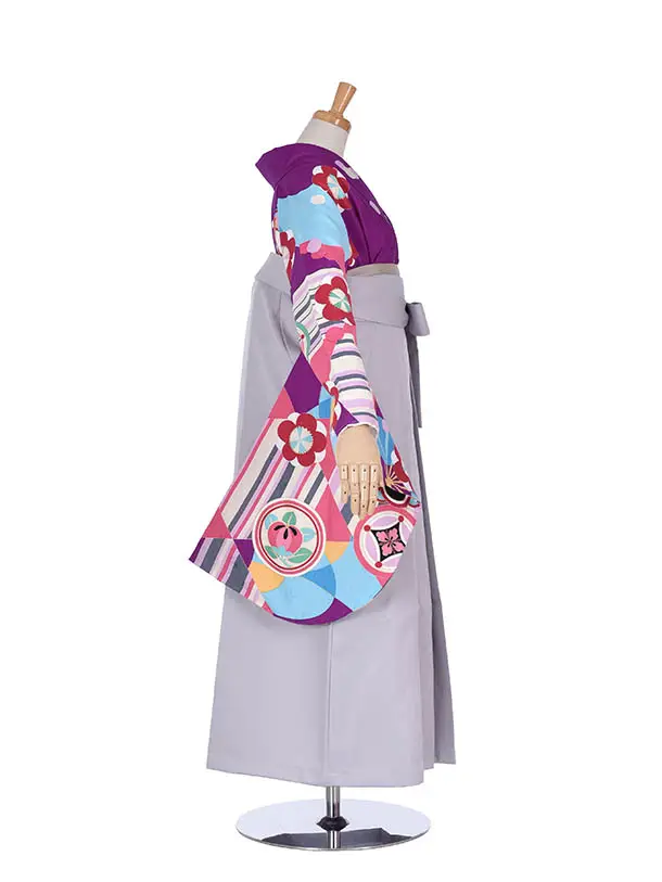 小学生卒業式袴女児0220椿モダン